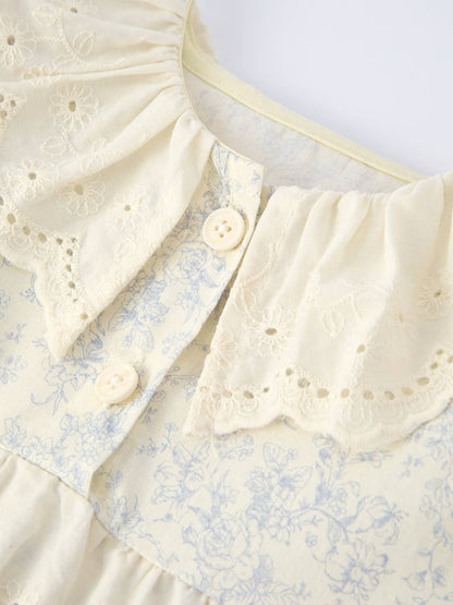 Vintage Lace Dress in Ivory- Girls (18M-5)