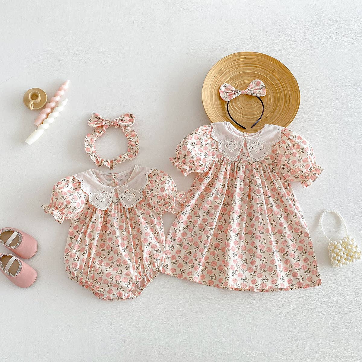 Annie Romper in Pink- Infant Girls (6M-24M)
