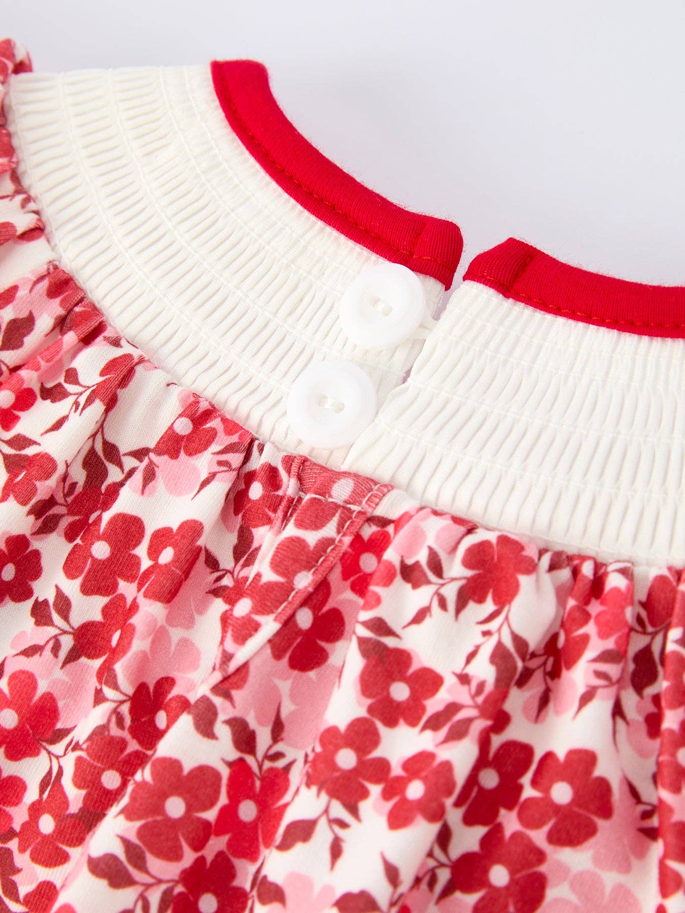 Be Mine Girl's Romper in Red- Infant Girls (3M-18M)