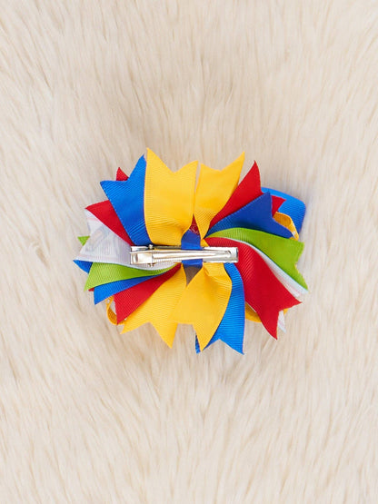Ribbon Bow in Blue Class in Session- Girl's Accessories