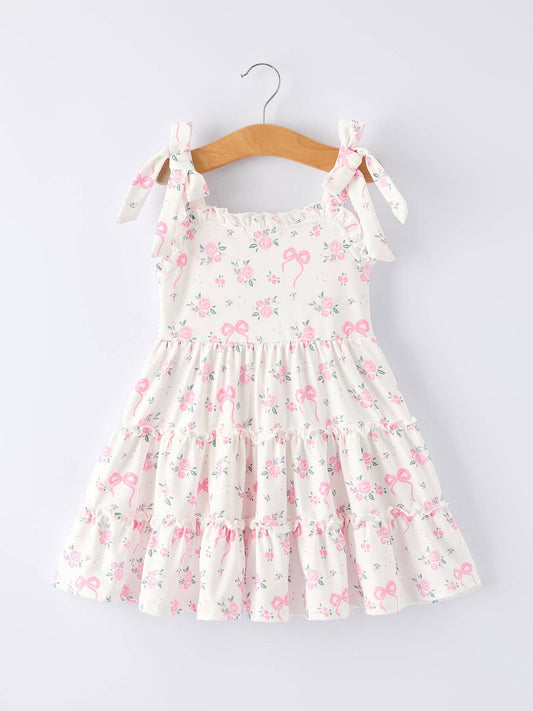 Annalise Dress in White- Girls (2-8/9)