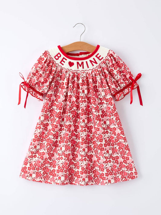 Be Mine Dress in Red- Girls (2-6)