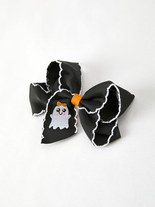 Ghost Bow Hairpin in Black- Girl Accessories