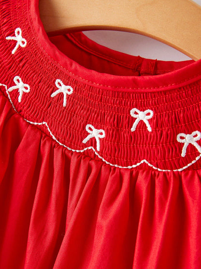 Kaelie Dress in Red- Girls (4,6)