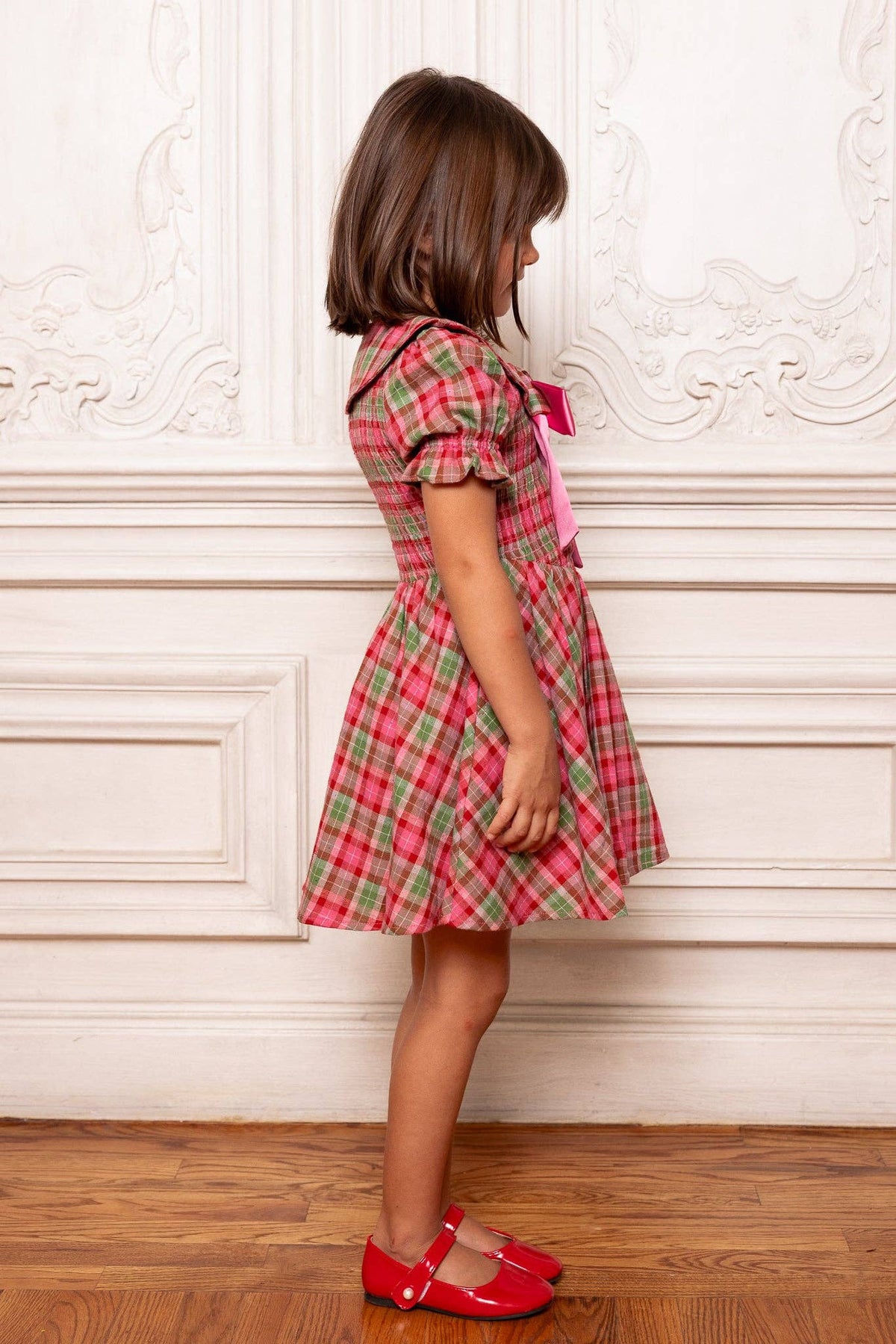 *PREORDER* Mini Alice Dress in Rosewood Tartan- Girls (2T-13/14)