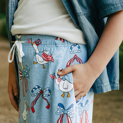 Limited Mod Skirt in Liberty Goose- Misses and Plus (M-2X)