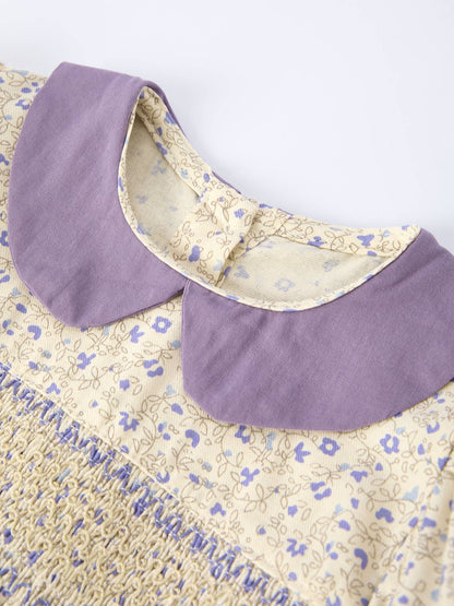 Primrose Romper in Pink- Infant Girls (6M-24M)