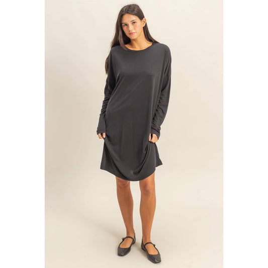 Velora Dress in Black- Misses (S-L)