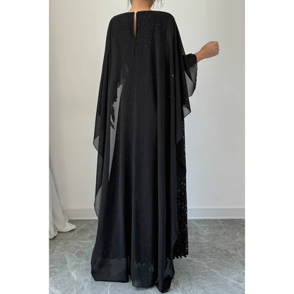 Gala Sparkle Dress in Black- Misses and Plus (S-XL,4X)