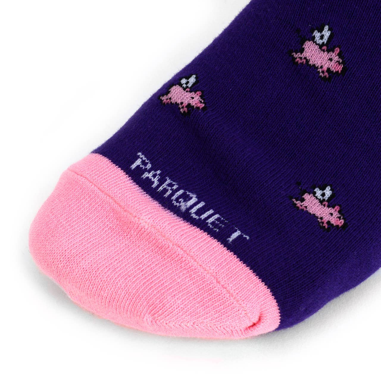 Flying Pig Socks in Plum- Men's Accessories