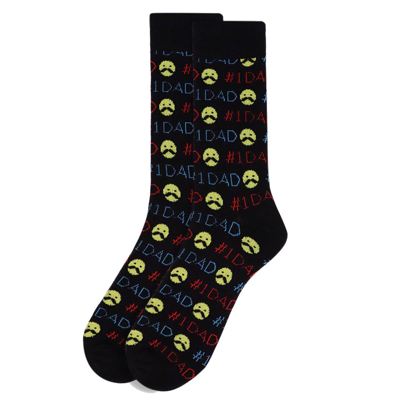 #1 Dad Socks in Black- Men's Accessories