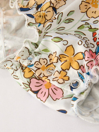 Goldie Romper in Gold Multi- Infant Girls (3M-18M)