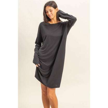 Velora Dress in Black- Misses (S-L)