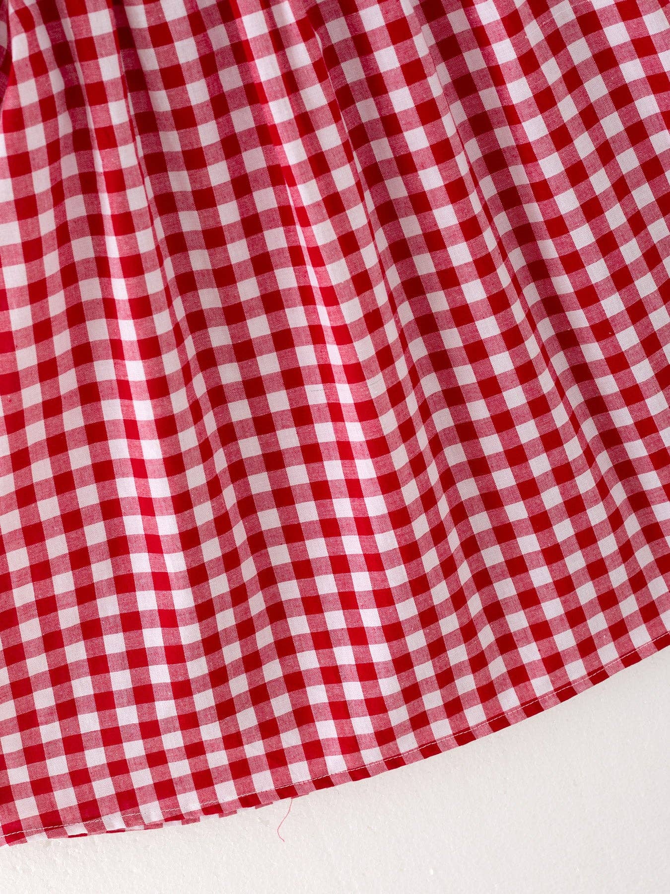 Christmas Tree Smocking Dress in Red- Girls (2-7)