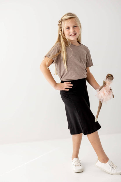 Zoey Skort in Black- Girls & Tween (4-14)