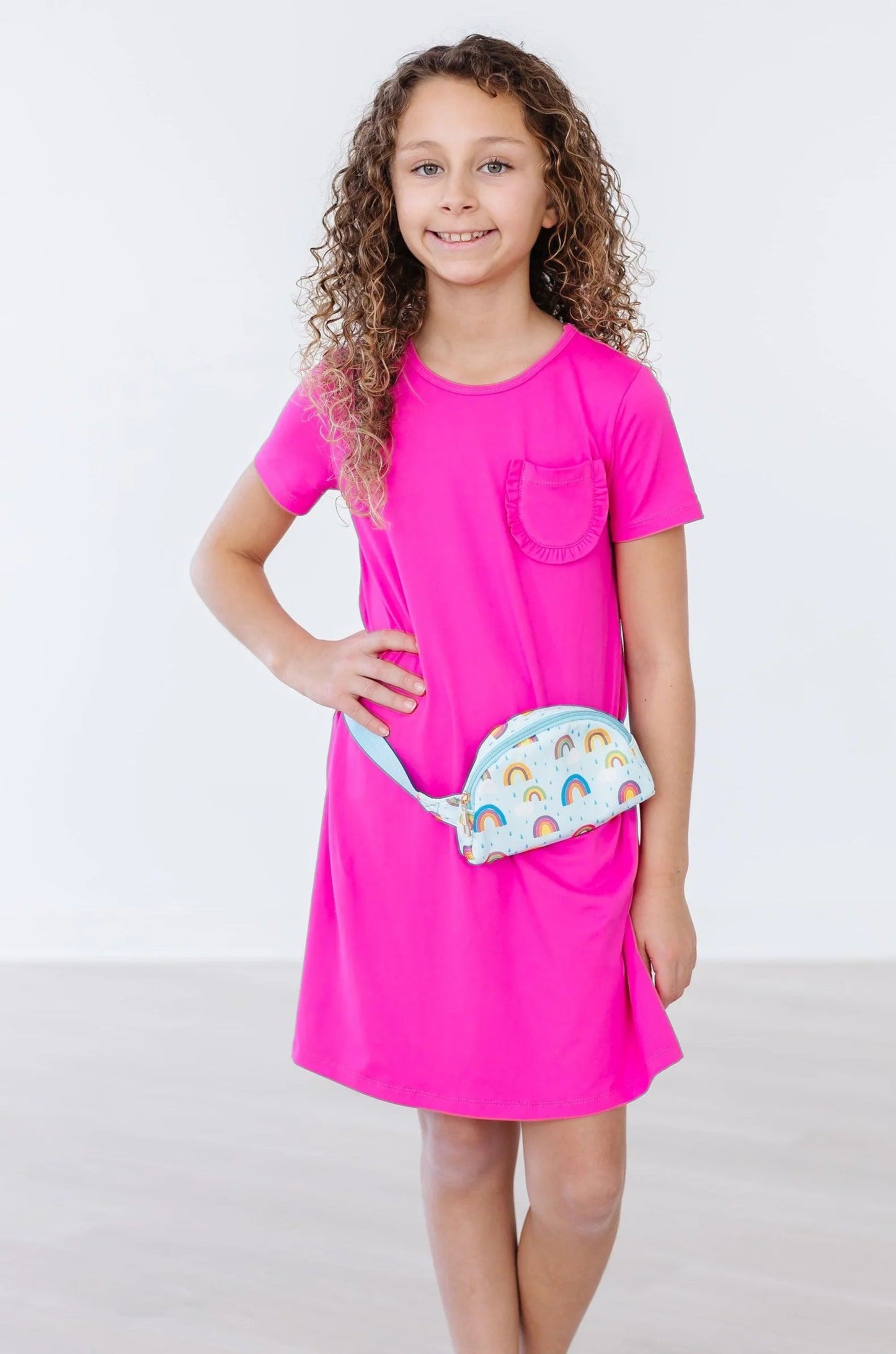 Belt Bag in April Showers- Girls Accessories