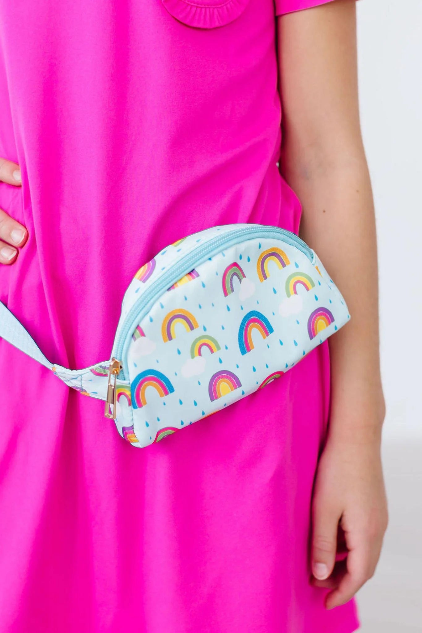Belt Bag in April Showers- Girls Accessories