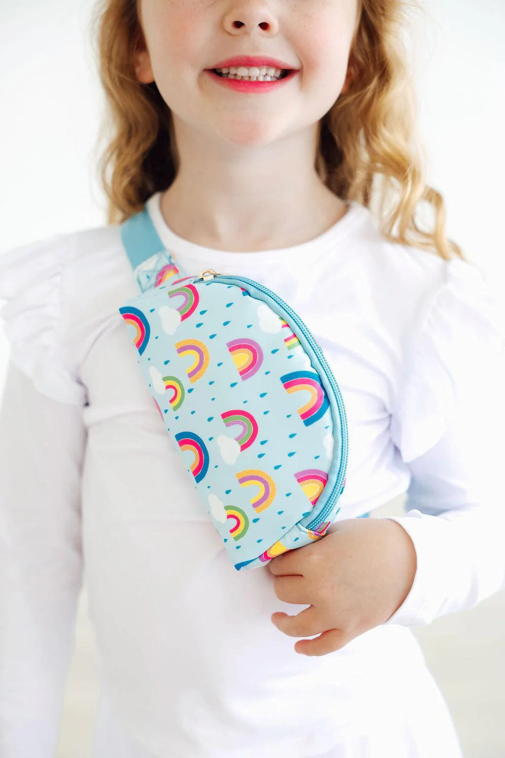 Belt Bag in April Showers- Girls Accessories