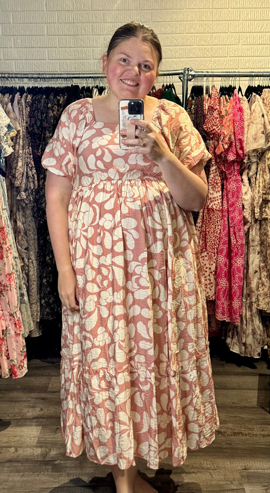 Isola Dress in Pink Multi- Misses (S-XL)