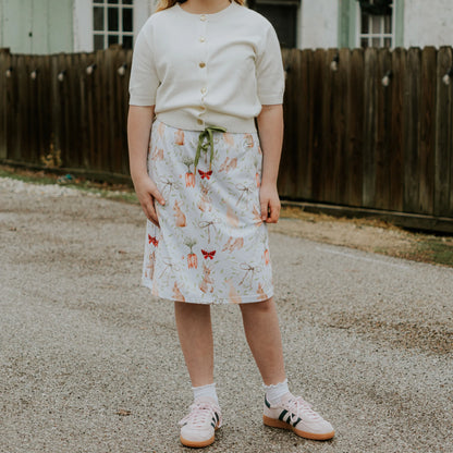 Limited Youth Mod Skirt in Cottontail-Girls (M 8/10-XL 16/18)