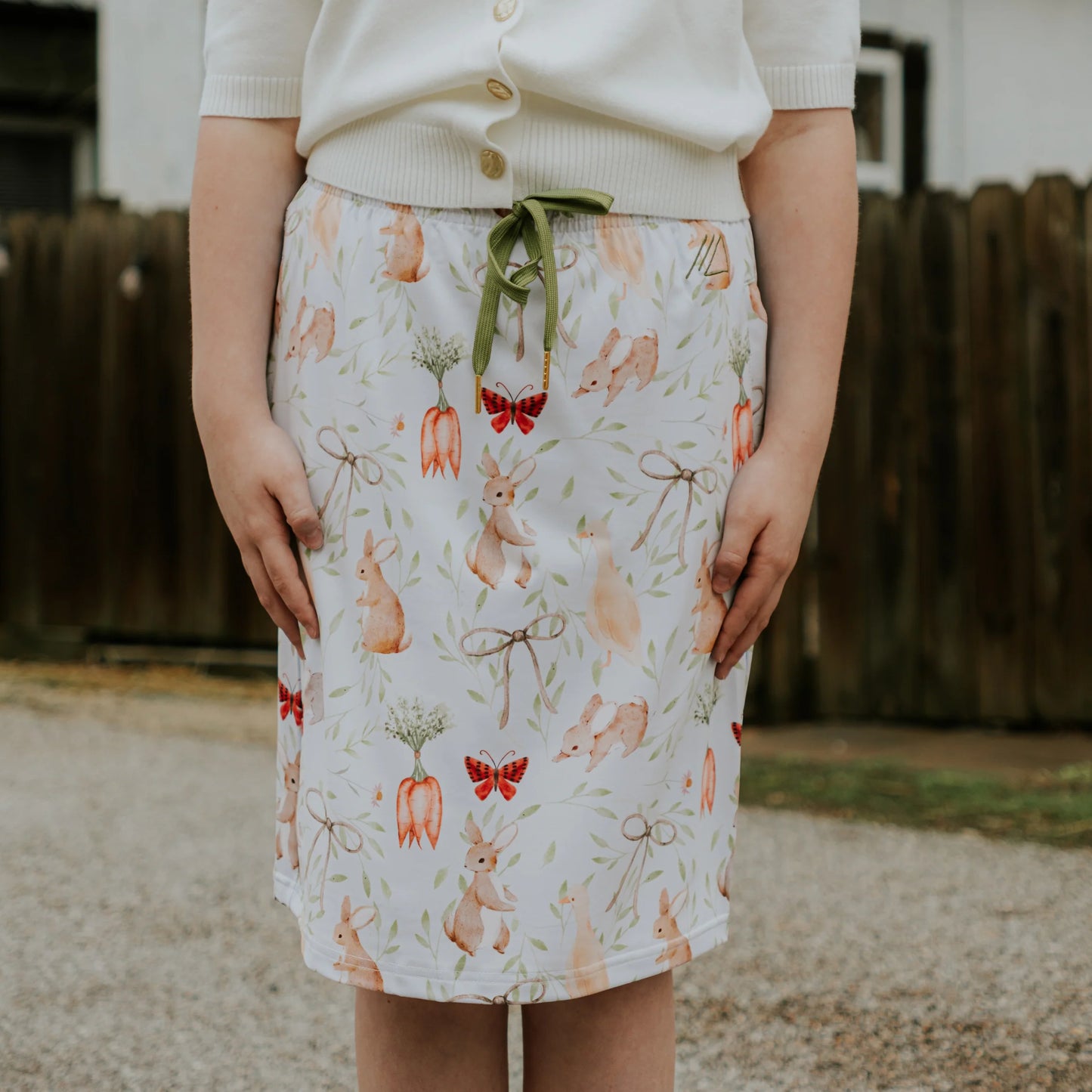 Limited Youth Mod Skirt in Cottontail-Girls (M 8/10-XL 16/18)