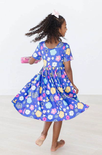 Pocket Twirl Dress in Floral Frenzy- Infant/Girls/Tween (6/12M-7/8)