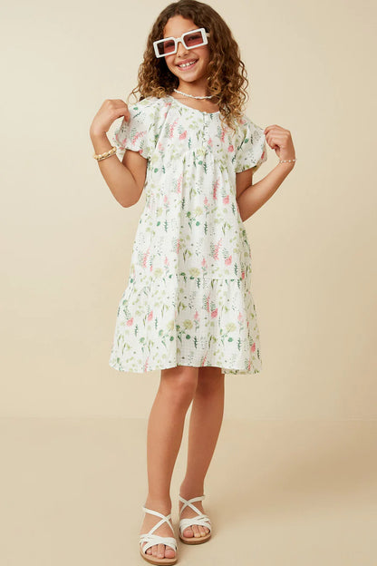 Nyra Dress in Off White- Tween (S 7/8 - XL 13/14)