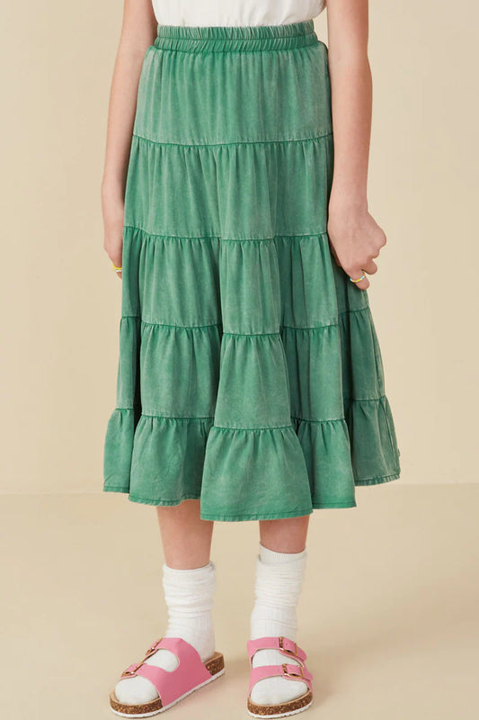 Willow Skirt in Green- Tween (S 7/8 - XL 13/14)