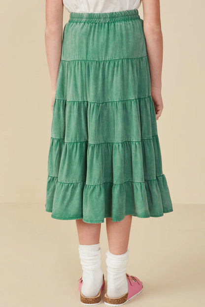 Willow Skirt in Green- Tween (S 7/8 - XL 13/14)