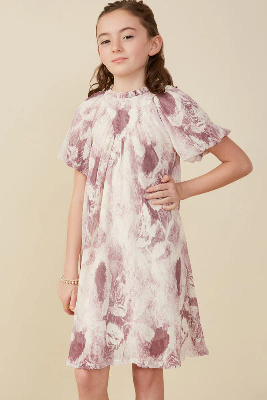 Callen Dress in Mauve- Girls & Tween (S(7/8)-XL(13/14))