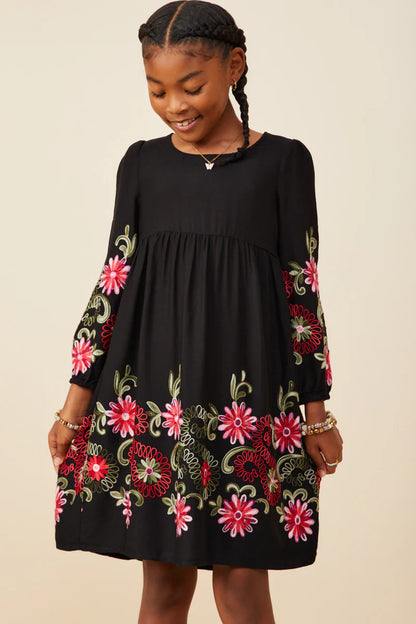 Maribeth Dress in Black- Girls/Tween (S 7/8 - XL 13/14)