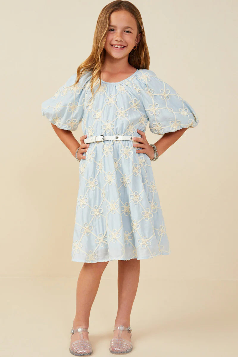Maisie Dress in Blue- Tween Girls (S 7/8-XL 13/14)