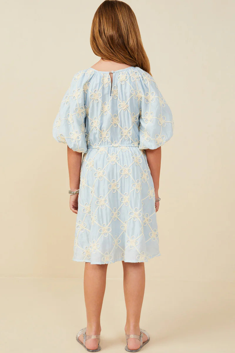 Maisie Dress in Blue- Tween Girls (S 7/8-XL 13/14)