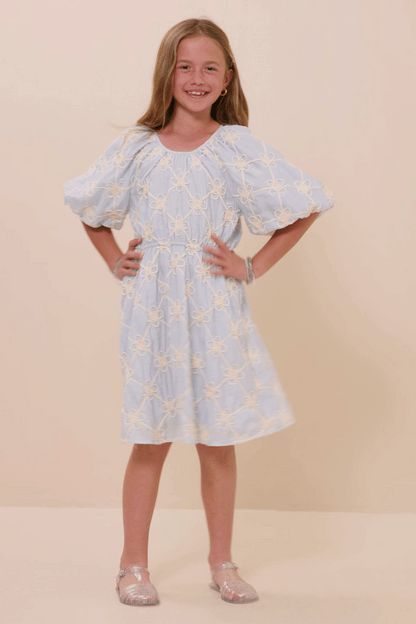 Maisie Dress in Blue- Tween Girls (S 7/8-XL 13/14)