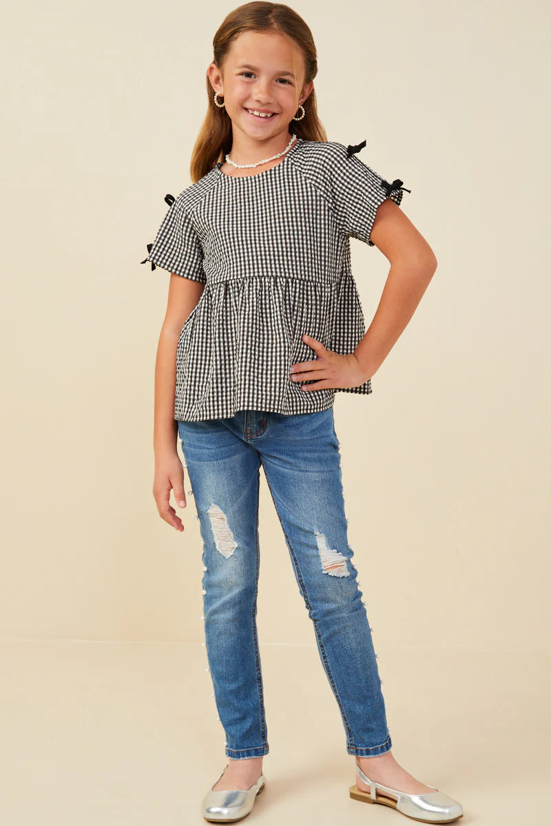 Tinley Top in Black- Tween (S 7/8- XL 13/14)