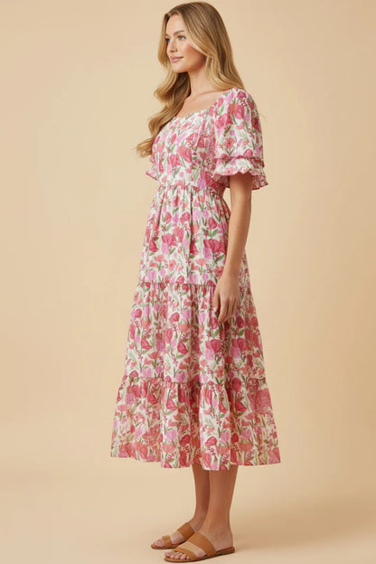 Tahlia Dress in Pink- Misses and Plus