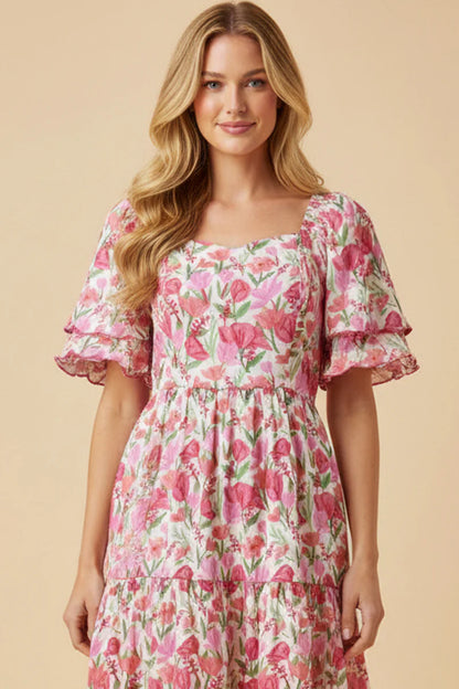 Tahlia Dress in Pink- Misses and Plus