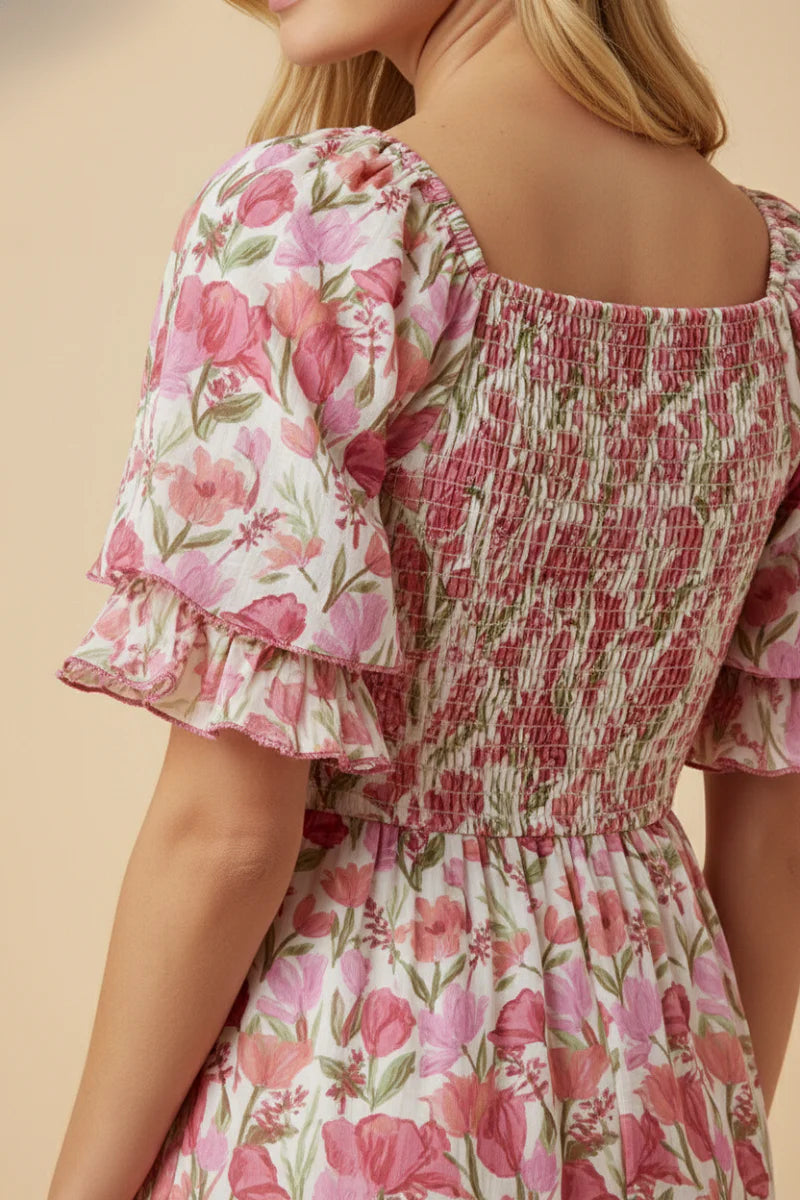 Tahlia Dress in Pink- Misses and Plus
