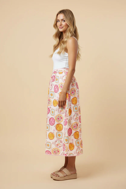 Marisol Skirt in Pink- Misses and Plus (S-3X)