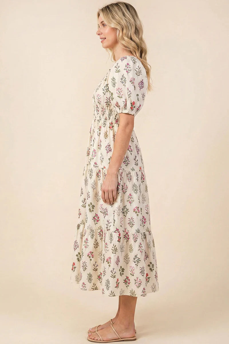Eloise Dress in Cream- Misses and Plus (S-3X)