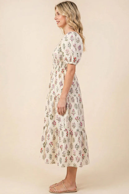 Eloise Dress in Cream- Misses and Plus (S-3X)