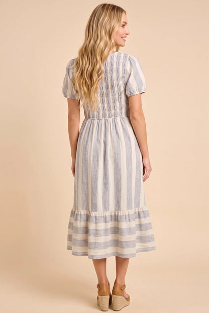 Ginny Dress in Blue- Misses and Plus (S-3X)