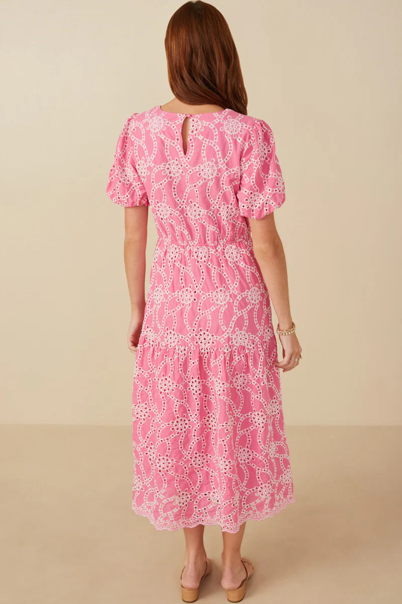 Fiorella Dress in Pink- Misses and Plus (S-3X)