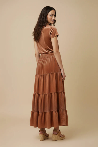 Willow Skirt in Rust- Misses (S-L)