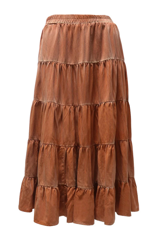 Willow Skirt in Rust- Misses (S-L)