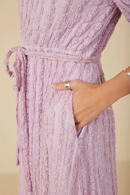 The Purple Hearts Dress in Lavender- Misses & Plus (S-3X)