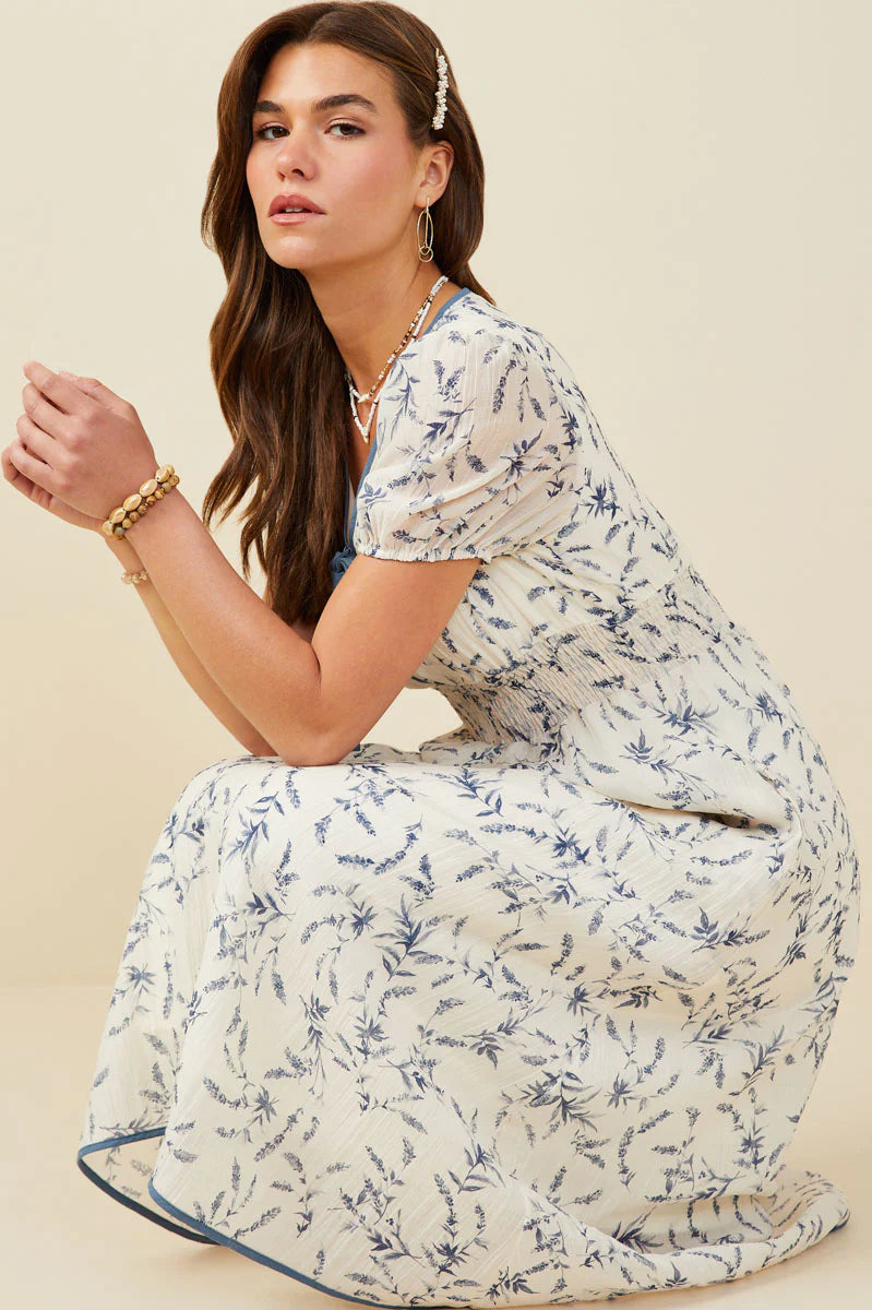 Wrenleigh Dress in Blue- Misses and Plus (S-3X)