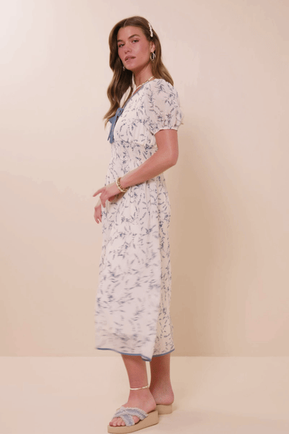 Wrenleigh Dress in Blue- Misses and Plus (S-3X)