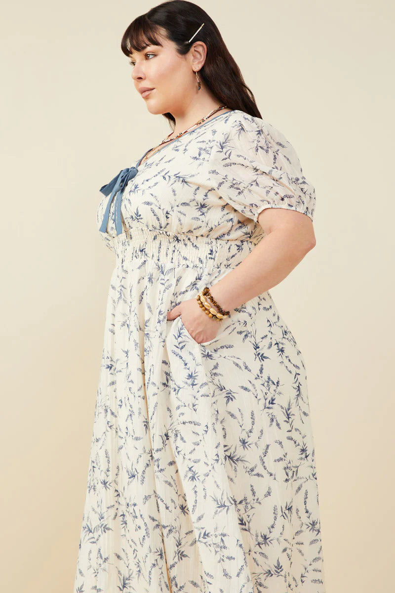 Wrenleigh Dress in Blue- Misses and Plus (S-3X)
