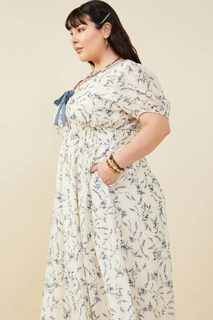 Wrenleigh Dress in Blue- Misses and Plus (S-3X)